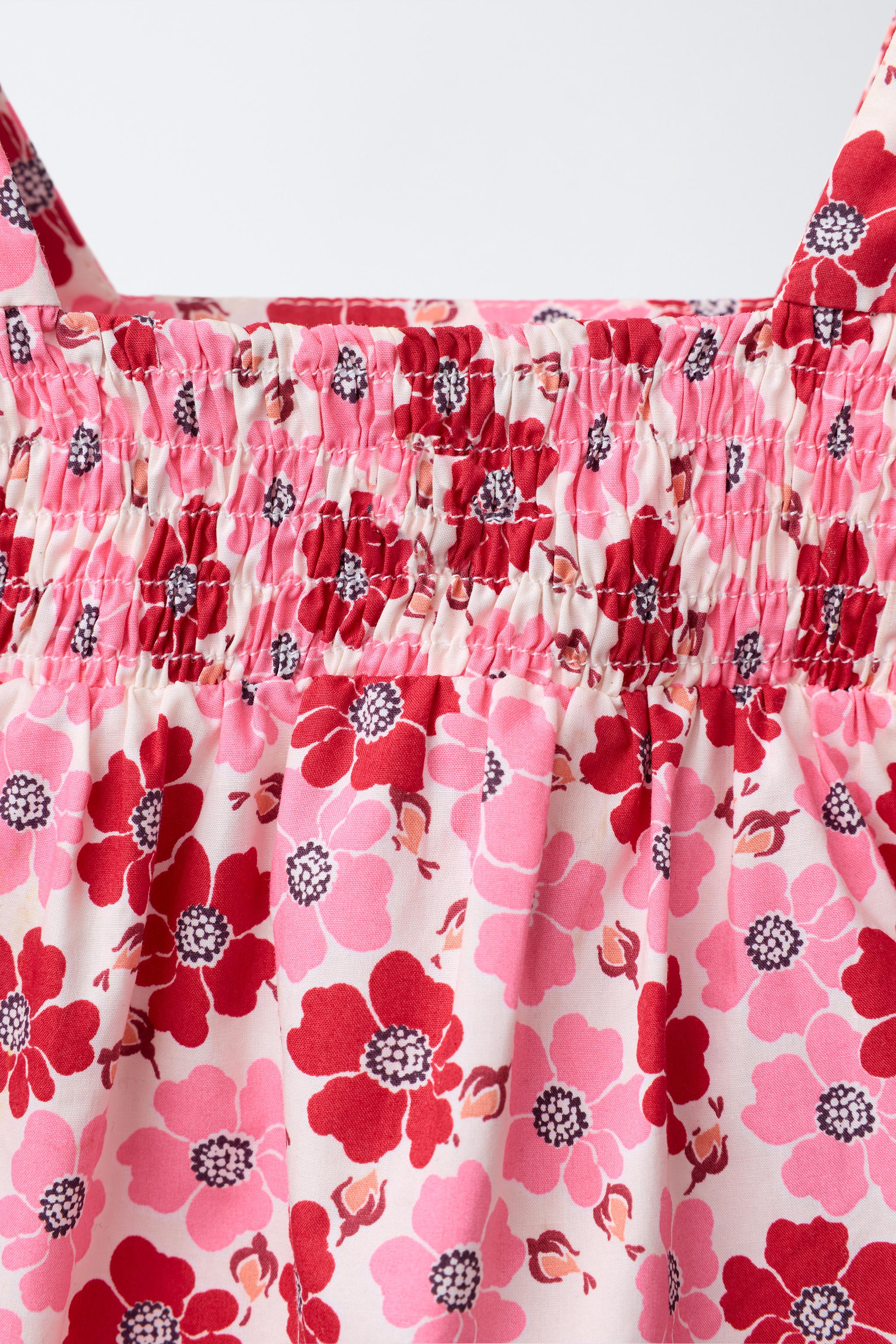FLORAL POPLIN TOP